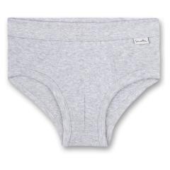 Sanetta  Slip in Feinripp-Qualität aus 100% Organic Cotton, hellgrau - 301100 