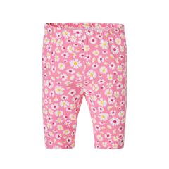 Baby Mädchen Leggings lang, gemustert "Blumen", rosa - 1.718 