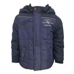 Jungen Anorak Winterjacke von Outburst mit Kapuze, dunkelblau - 3939804 