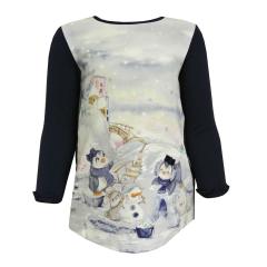 Baby Mädchen Kleid, blau 