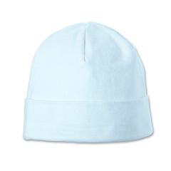 Umschlagmütze Erstlingsmütze Beanie Kurze Mütze Jungen, blau - 4001420-bleu 