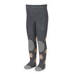 Baby Jungen Strumpfhose mit Po-Motiv Sterntaler Löwen, anthrazit - 8651702 