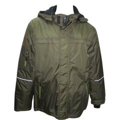 Jungen Winterjacke Anorak Wasserdicht 10.000 mm Wassersäule, oliv 