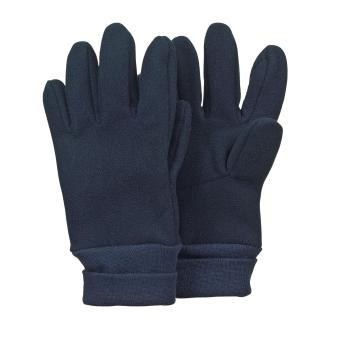 Jungen Handschuhe Fingerhandschuh Fleece mit Stulpe, wasserabweisendes Material, marine - 4321813, Größe 2 2 | marine | 