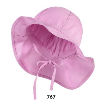 Sterntaler Mädchen Flapper aus UV-Popeline (Bio) unifarben aus 100% Baumwolle, UV 50+, blütenrosa - 1511620 
