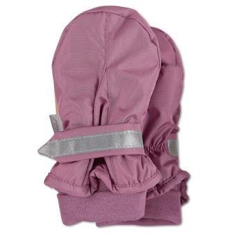 Baby Mädchen Fäustlinge Handschuhe wasserabweisend mit reflektierendem Klettverschluss einfarbig, pink - 4301540-pink 