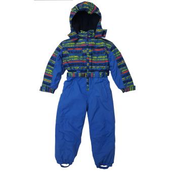 Jungen Schneeanzug Schneeoverall 10.000 mm Wassersäule, blau - 97018, Größe 116 116 | blau-gemustert | 
