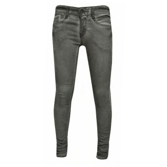 Mädchen Hose Jeans Washed Look, grau 