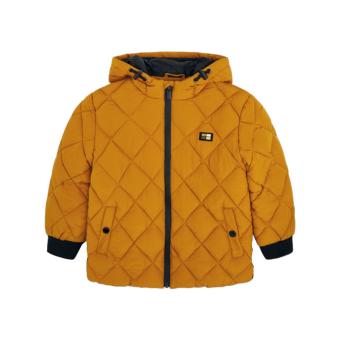 Mayoral Jungen Jacke Winterjacke gefüttert langarm mit Reißverschluss Kapuze und Jackentaschen, orange - 4414 