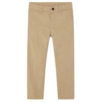 Mayoral Jungen lange Hose SlimFit, Chinohose mit verstellbaren Bund, braun - 512braun 