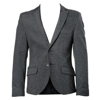 Blazer Jungen festliche Jacke Jacket gemusterter Stoff, blau (ohne Hemd und Krawatte) - 3547605a 