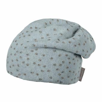 Jungen Mütze Wendemütze Strickbeanie "Pfoten/ gestreift", bleu - 4501812 