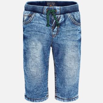 Baby Jungen Thermohose Jeanshose, blau - 2570 