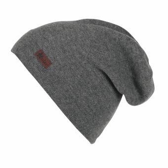 Jungen Mütze Wintermütze Slouch-Beanie Strick, eisengrau - 4521806 