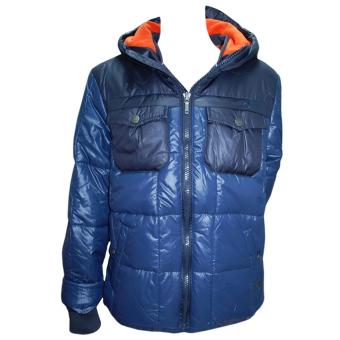 Winterjacke Anorak Jungen Fleecefutter wasserabweisend, blau 