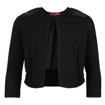 Festlicher Bolero Mädchen transparent, schwarz - 1731100s 