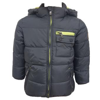 Jungen Anorak Winterjacke von Outburst mit Kapuze, anthrazit - 3939014 