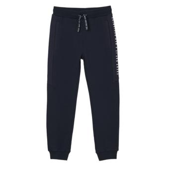 Mayoral Jungen Hose Jogginghose Hosentaschen beschriftet "every day is a new beginning", dunkelblau - 7549 