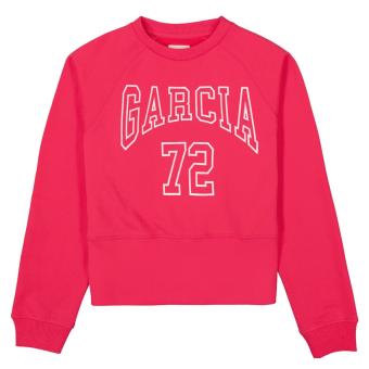 Garcia Mädchen Sweatshirt rot mit Print - T22661 