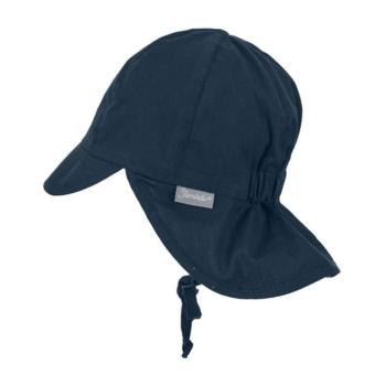 Sterntaler Schirmmütze mit Nackenschutz aus UV-Popeline (Bio) mit UV-Schutz 50+, blau - 1502025 