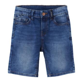 Jungen Jeanshose kurz, einfarbig, jeansblau - 6.214 