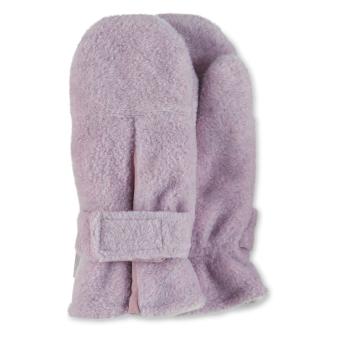 Mädchen Fäustlinge Handschuhe Fleece mit Klettverschluss "Falte", rosa -4301430 