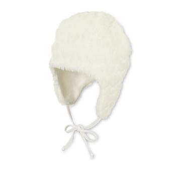 Baby Mädchen Mütze Inka-Mütze gefüttert Wintermütze zum Binden, beige - 4411933 