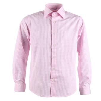 Jungen festliches Hemd Slim-Fit langarm, kariert, rosa - 5545800rosa 