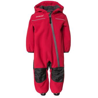 Baby Kinder Mädchen Jungen Softshell-Overall Schneeanzug gefüttert wasserdicht 10.000 mm Wassersäule atmungsaktiv winddicht, rot – 3714438929, Größe 86 86 | rot | 