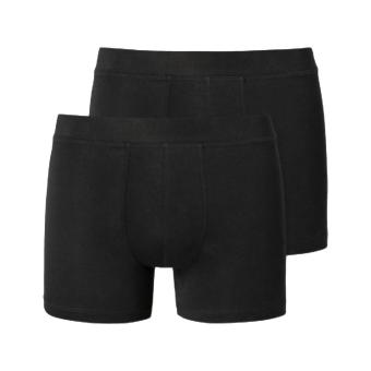 Jungen Unterhose Boxershorts Doppelpack Basic, schwarz - 173534 