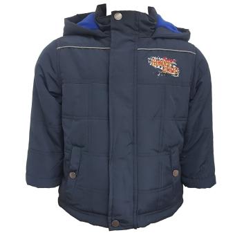 Jungen Jacke Winterjacke Kapuzenjacke mit Traktor, dunkelblau - 3946002 