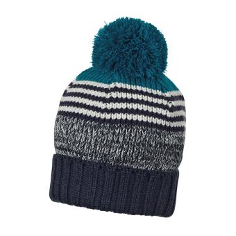 Jungen Mütze Wintermütze Strickbeanie mit Bommel, blau - 4721824 