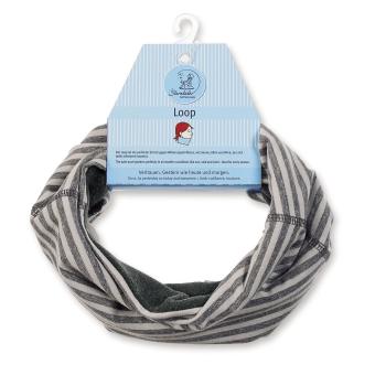 Jungen Loop Schal gefüttert, Grau - 4221720g 