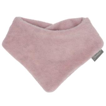 Baby Mädchen Dreieckstuch Halstuch Klettverschluss Fleece einfarbig, rosa  - 4101400-rosa 1 | rosa mel. | 