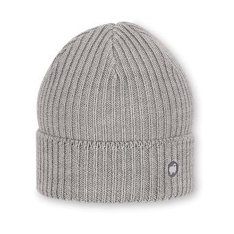 Kinder Jungen Wintermütze Strickmütze aus Baumwollflecce, grau - 4722106 