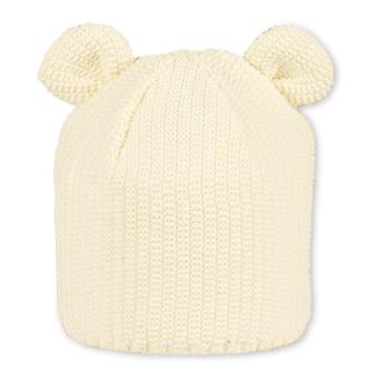 Baby Mädchen Strickmütze gefüttert einfarbig "Teddy", beige - 4701918 