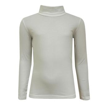 Jungen Rolli Langarmshirt mit Rollkragen, weiß - 763123 