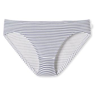 Schiesser Mädchen-Slip Ringel-Optik mit Bio-Baumwolle, weiß - 181019 