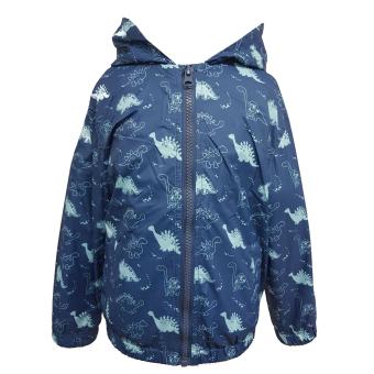 Outburst Jungen Windjacke mit Innenstoff Regenjacke Winddicht und  Wasserabweisend Dinos, blau - 6513109 