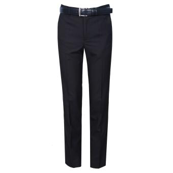 Jungen festliche Hose Classic einfarbig Slim-Fit, schwarz - 2021605 