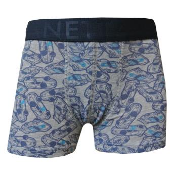 Jungen Unterhose Shorty Denim "Autos", hellgrau, grau - 333990 