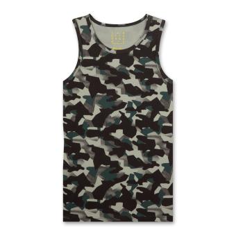 Sanetta Jungen Unterhemd in Single-Jersey-Qualität, Camouflage - 348028 