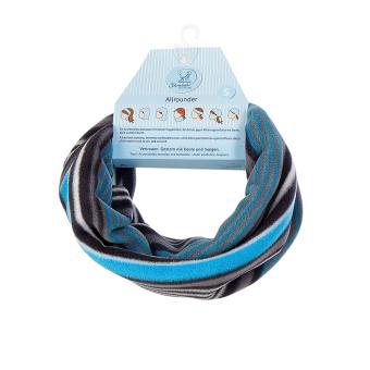 Jungen Loop Schal Streifen, blau- 4221721b 