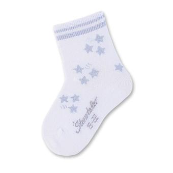 Mädchen Socken mit glitzernden Sternen Sterntaler, weiß - 8421700 