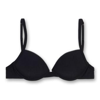 Sanetta Mädchen Soft Cup Bra BH, schwarz - 344704 
