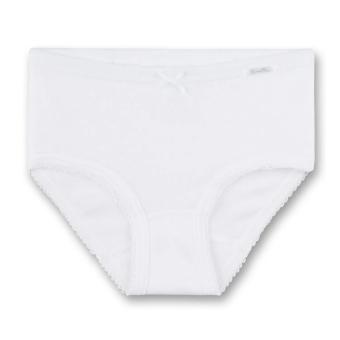 Sanetta Mädchen Hüftslip aus 100% Organic Cotton mit kleiner Schleife, weiß - 303200 