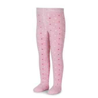 Mädchen Kinder Baby Strumpfhose mit Vollplüsch gemustert gepunktet, rosa - 8722104 