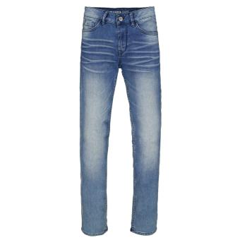 Jungen Regular Fit Jeanshose Jeans mit 5 Taschen, Reißverschluss, Knopfverschluss, verstellbarer Taillenbund, Tapered Leg, "LAZLO",  jeansblau - 350 col.9341_Lazlo 