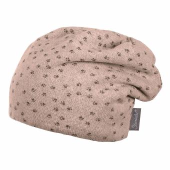 Mädchen Mütze Wendemütze Strickbeanie "Pfoten", zartrosa - 4501812 