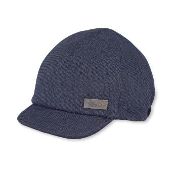 Jungen Kinder Baby Schirmmütze Sonnenhut Cap mit LSF UV-Schutz 50+ „jeanslook“,  marineblau – 1611920, Größe 49 49 | marine | 